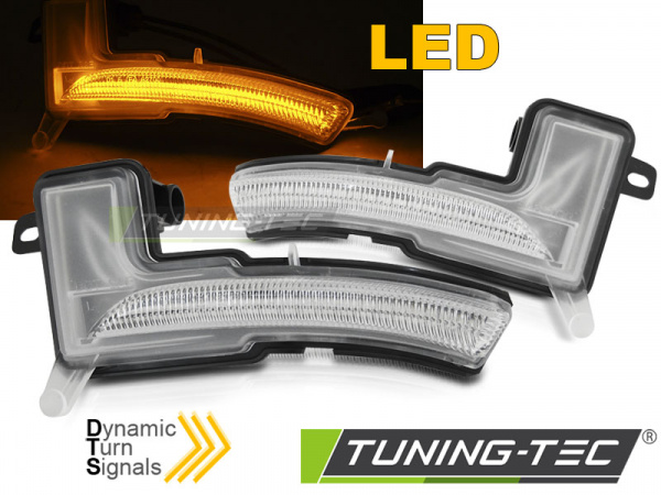 Upgrade LED Seitenspiegel Blinker für Renault Clio IV 16-19 Weiß dynamisch